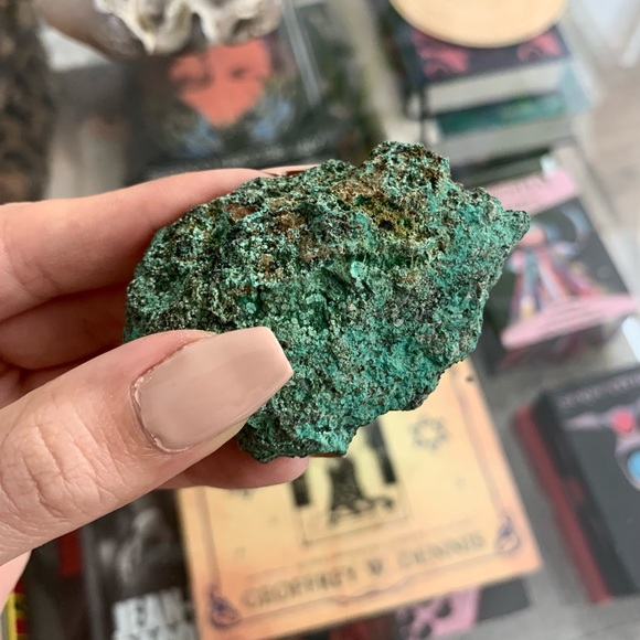 Raw SML Turquoise Green/Blue Chrysocolla Crystal Home Decor - Witchy Spiritual - Picture 5 of 5